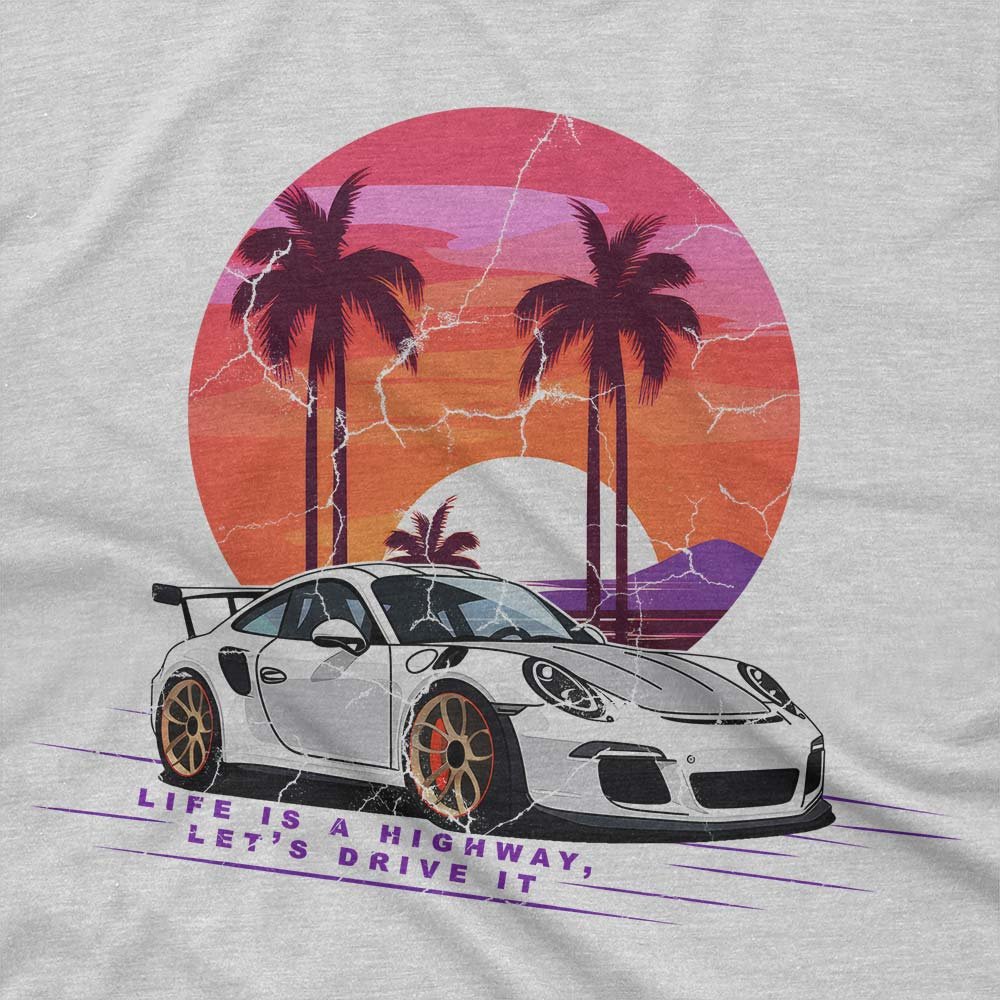 Just Drive - Porsche T-Shirt – 100 Miles Per Hour