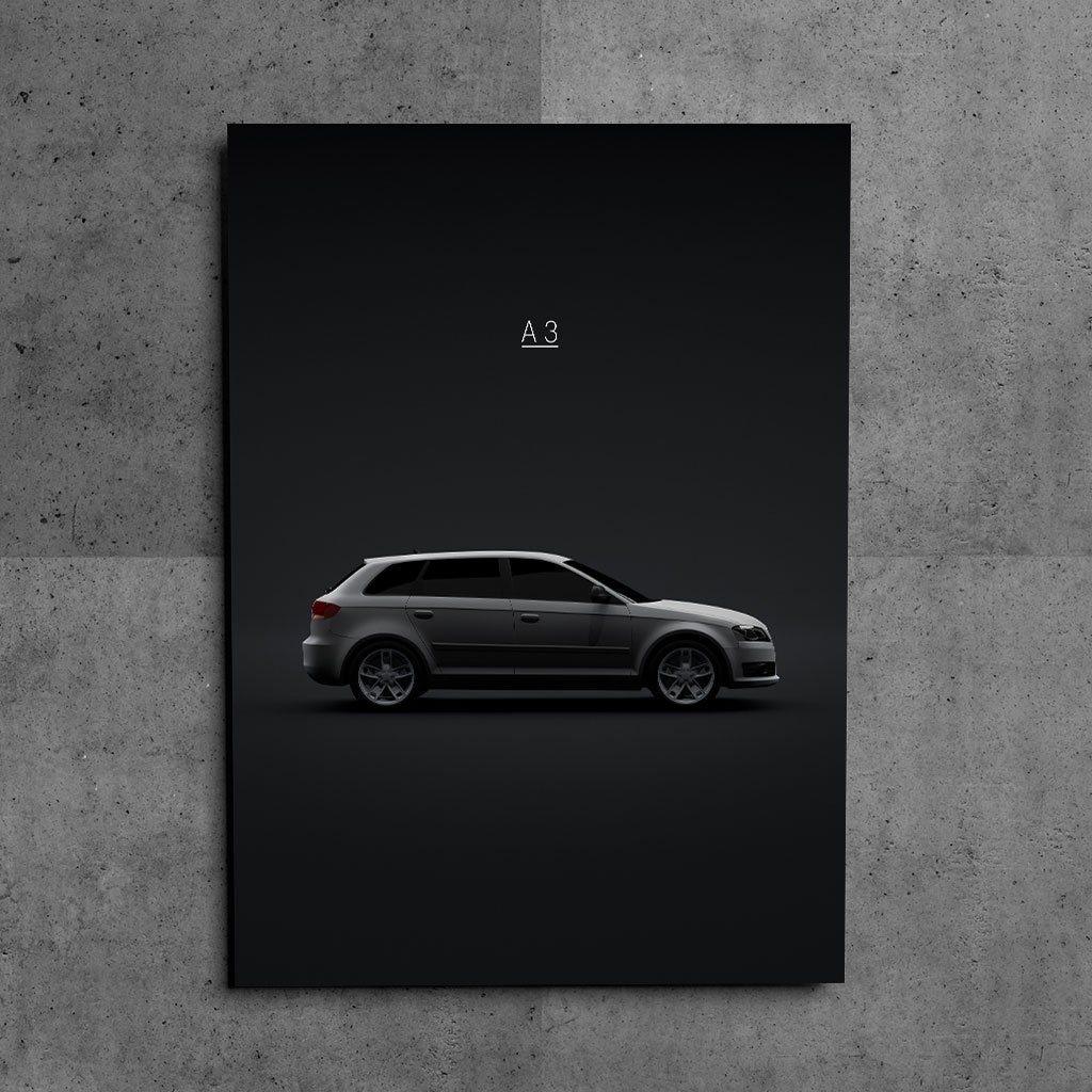 Audi A3 Sportback 8P - Metal Poster - 21MXM