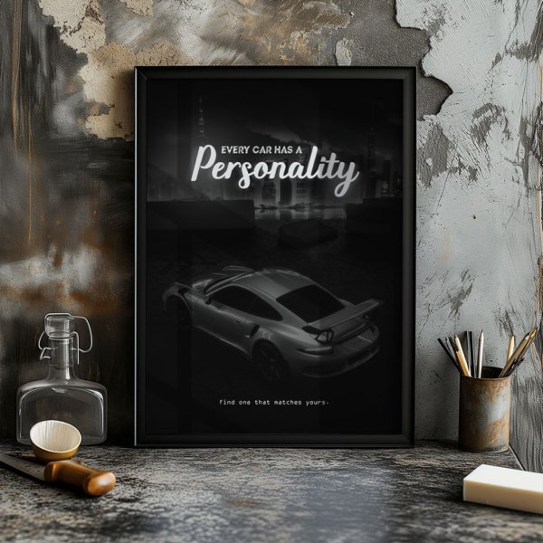 Unveiling Automotive Spirit - Wall Art Poster - Image 2