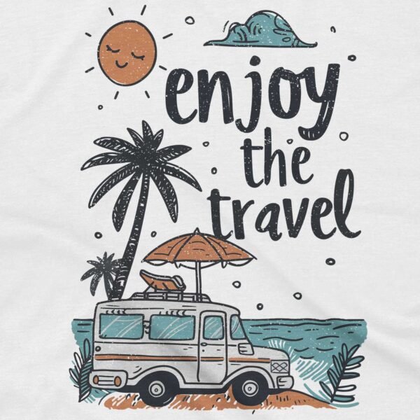 Enjoy the Travel t-shirt - Retro Travel - Image 2