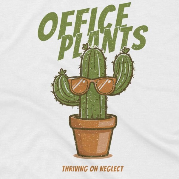 Thriving on Neglect T-Shirt - Cactus with Sunglasses - Image 2