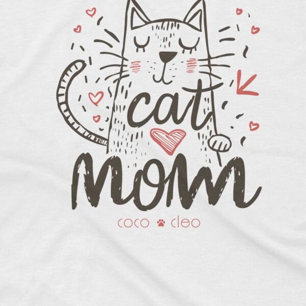 Custom Cat Mom Shirt - Image 2