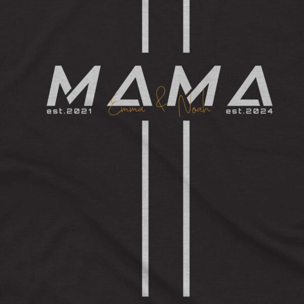 Custom Matching Mama and Dad Shirts - EST 2024 - Image 4