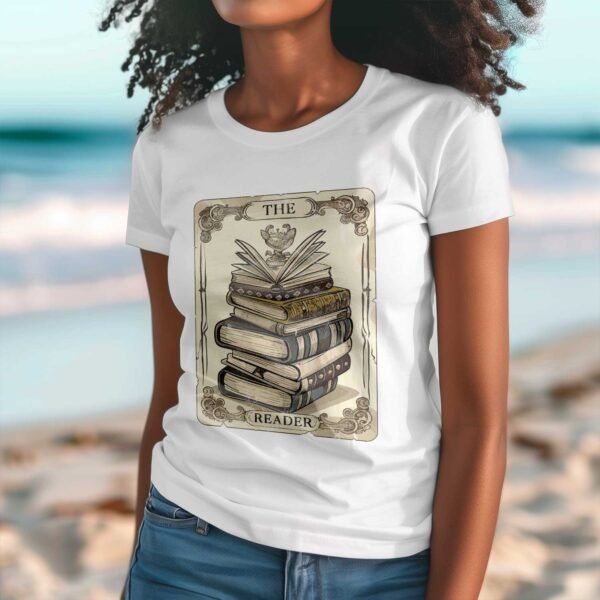 The Reader T-Shirt - Tarot Card Books