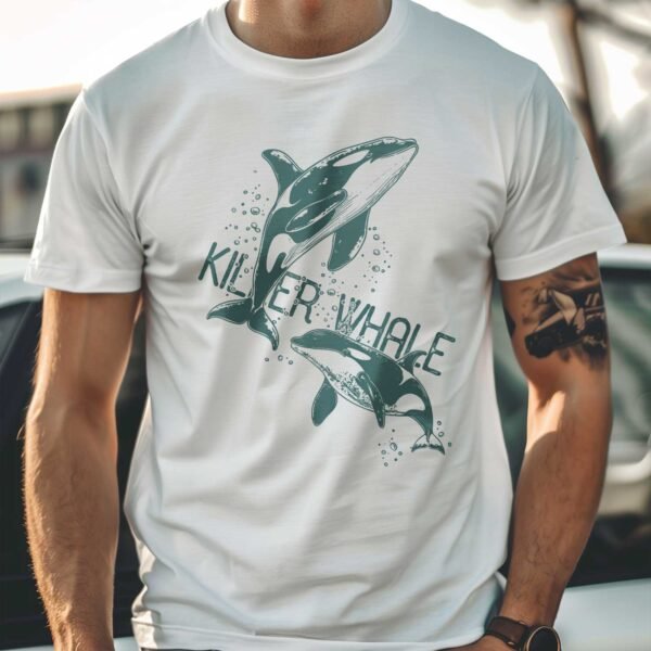 Retro Killer Whale T-Shirt