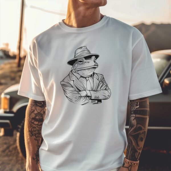 Retro Gangster Frog T-Shirt