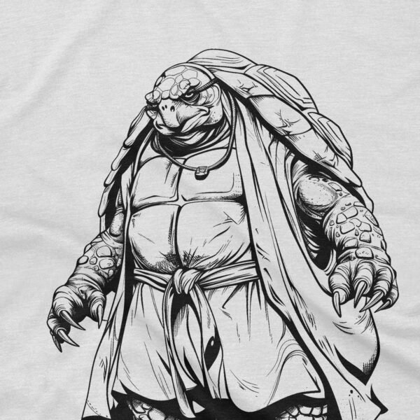 Retro Godfather Turtle T-Shirt - Mafia Boss - Image 2