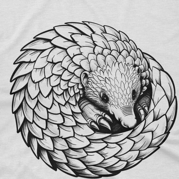 Retro Pangolin T-Shirt - Image 2