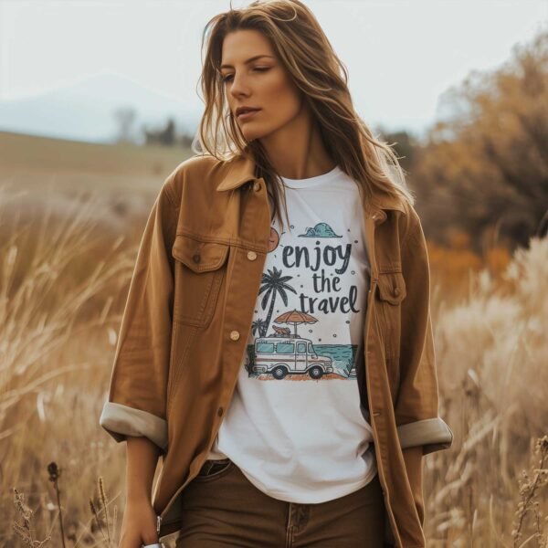 Enjoy the Travel t-shirt - Retro Travel - Image 4