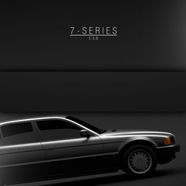 BMW 7-Series E38 1994 - Wall Art Poster - Image 3