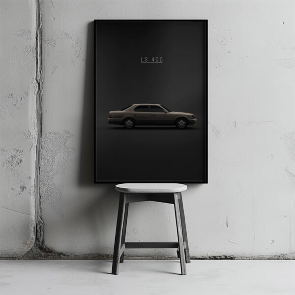 Lexus LS 400 UCF20 XF20 - Bronze - Wall Art Poster - Image 2