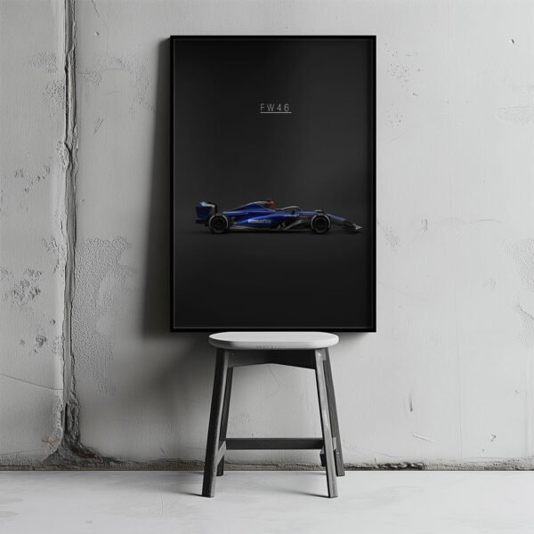 WILLIAMS FW-46 2024 - Wall Art Poster - Image 3