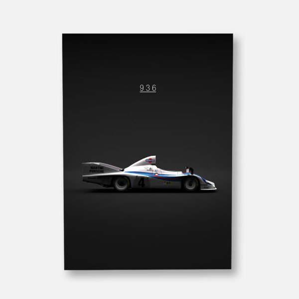 Porsche 936 Le Mans 1977 no 4 - Wall Art Poster