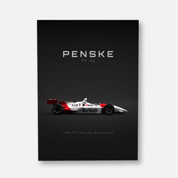 Penske PC-24 1995 VAC Unser Jr - Spec - Wall Art Poster