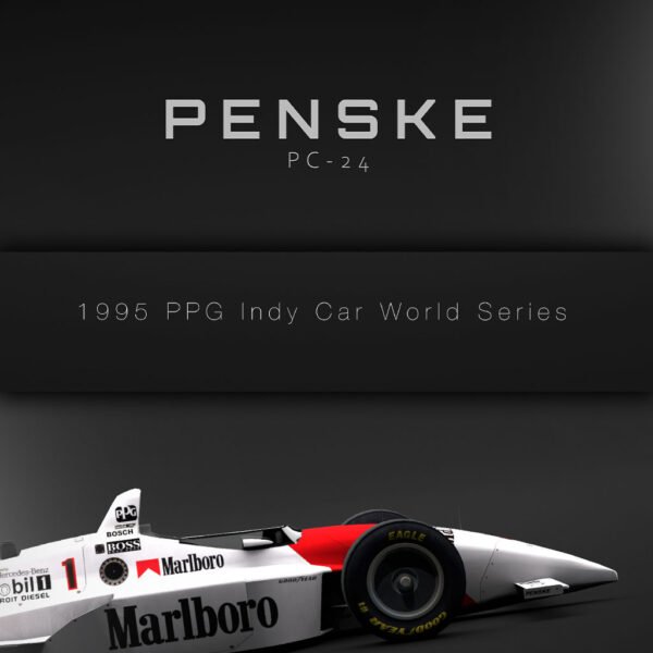 Penske PC-24 1995 VAC Unser Jr - Spec - Wall Art Poster - Image 3