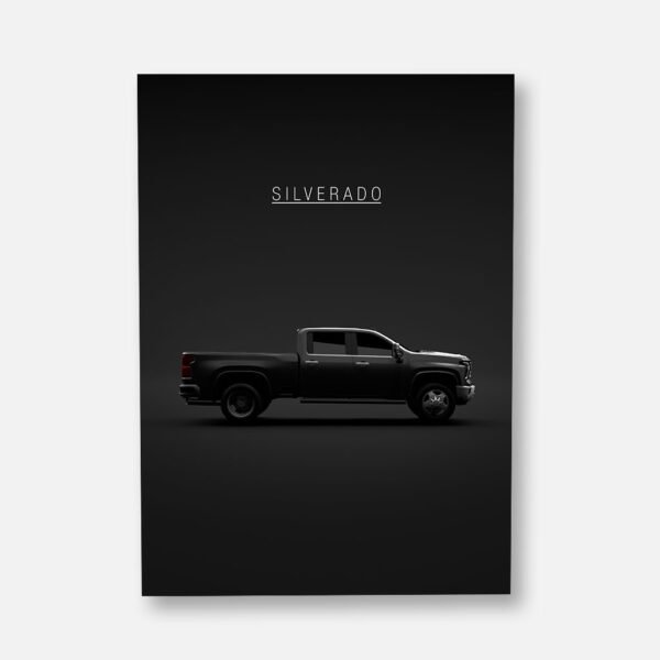 Chevrolet Silverado 3500 ltz dually 2024 - Wall Art Poster