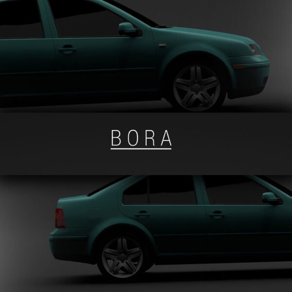 2003 Volkswagen Bora VR6 - Green - Wall Art Poster - Image 3