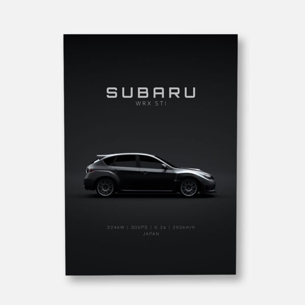 Subaru Impreza WRX STI 2010 - Specs - Wall Art Poster