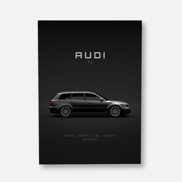 2001 Audi S4 Avant - Specs - Wall Art Poster