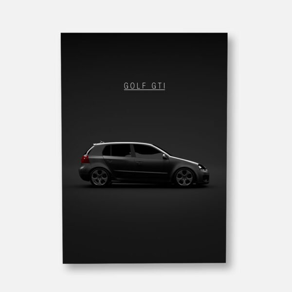 2006 VW Golf GTI (MkV) 5 doors - Wall Art Poster