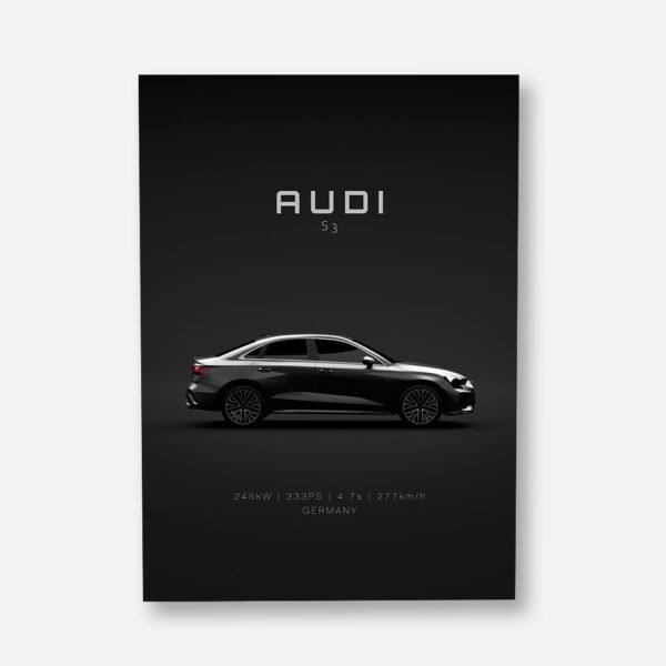 Audi S3 Sedan 2025 - Specs - Wall Art Poster