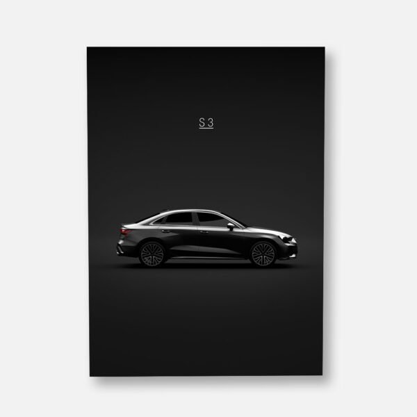 Audi S3 Sedan 2025 - Wall Art Poster