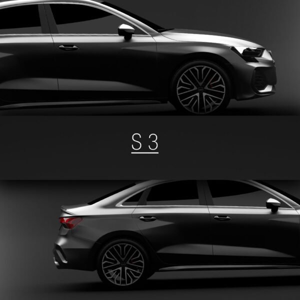 Audi S3 Sedan 2025 - Wall Art Poster - Image 3