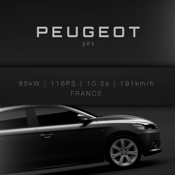 2013 Peugeot 301 - Specs- Wall Art Poster - Image 2