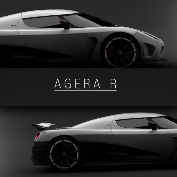 Koenigsegg Agera R 2013 - White - Wall Art Poster - Image 2