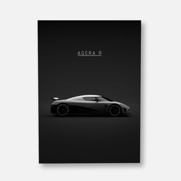 Koenigsegg Agera R 2013 - White - Wall Art Poster