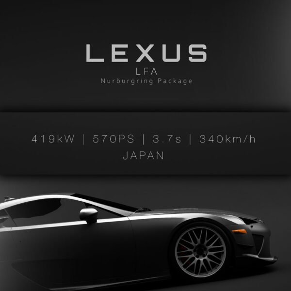 2012 Lexus LFA Nurburgring Package - Specs - Wall Art Poster - Image 2