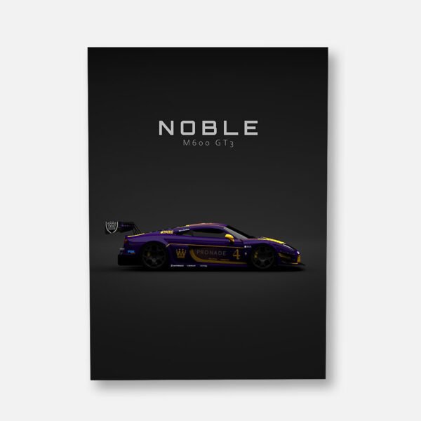 Noble M600 GT3 2012 - Specs - Wall Art Poster