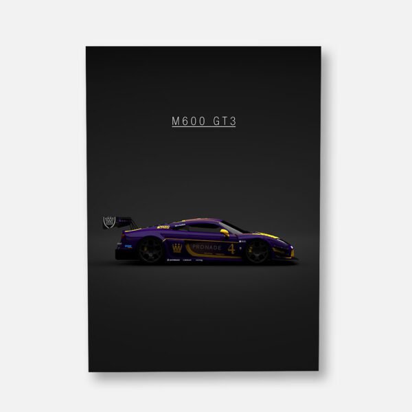 Noble M600 GT3 2012 - Wall Art Poster