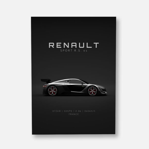 2014 Renault Sport RS 01 - Specs - Wall Art Poster