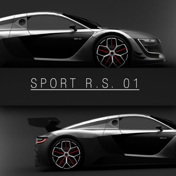 2014 Renault Sport RS 01 - Wall Art Poster - Image 3