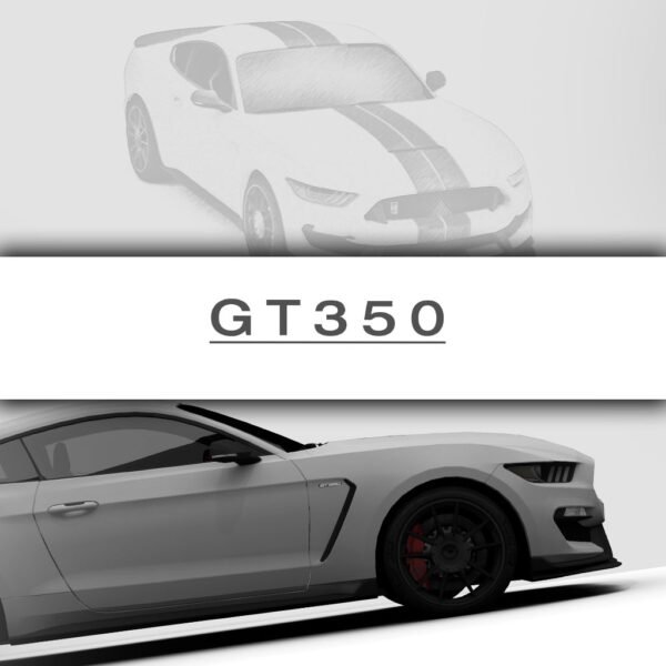 Mustang GT350 - Wall Art Poster - Image 3