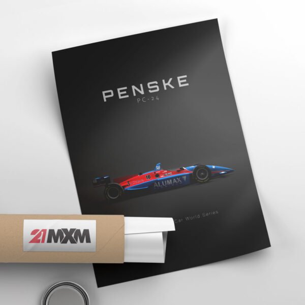 Penske PC-24 1995 VAC - Bettenhausen - Specs - Wall Art Poster - Image 4