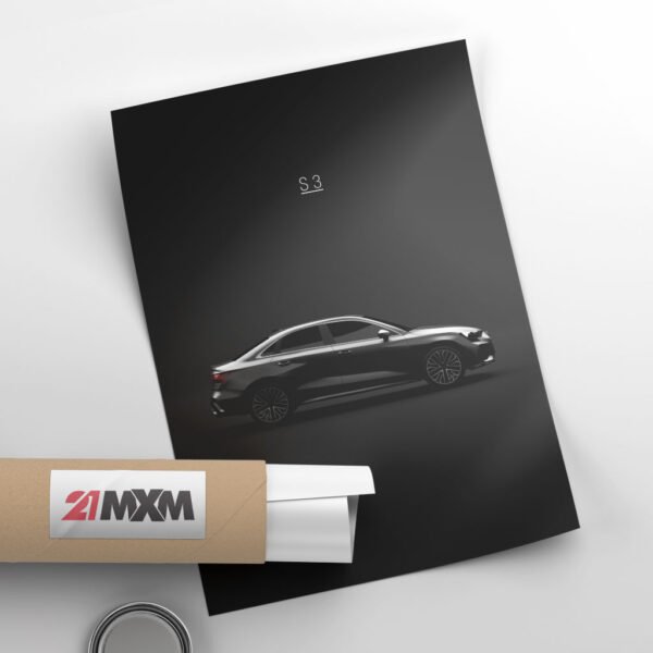 Audi S3 Sedan 2025 - Wall Art Poster - Image 4