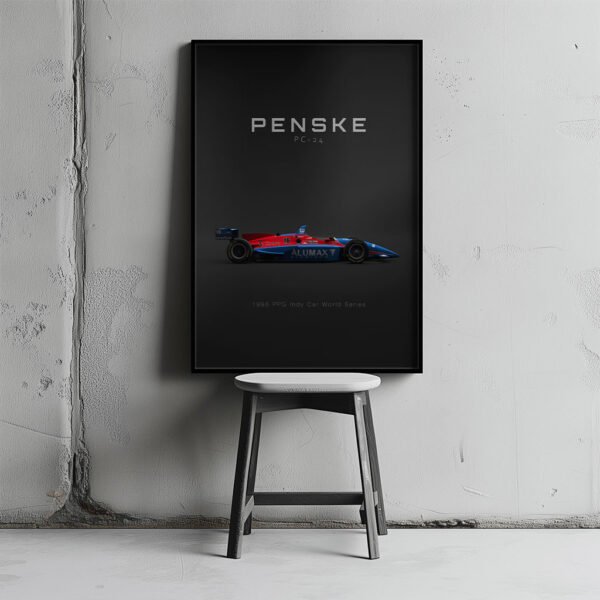 Penske PC-24 1995 VAC - Bettenhausen - Specs - Wall Art Poster - Image 2