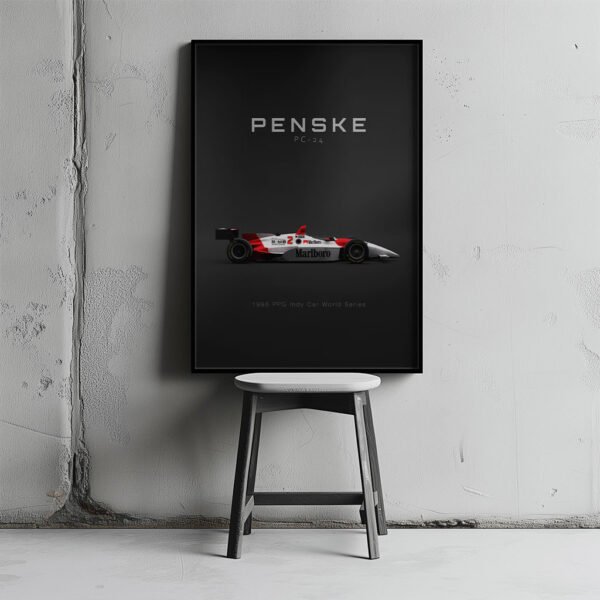 Penske PC-24 1995 VAC - Penske Fittipaldi - Specs - Wall Art Poster - Image 2