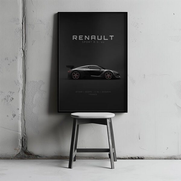 2014 Renault Sport RS 01 - Specs - Wall Art Poster - Image 2