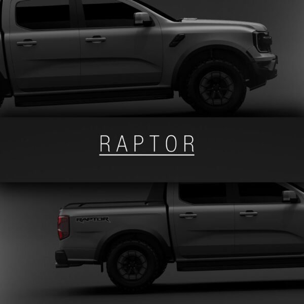 Ford Ranger Raptor 2023 v2 - Metal Poster - Image 2