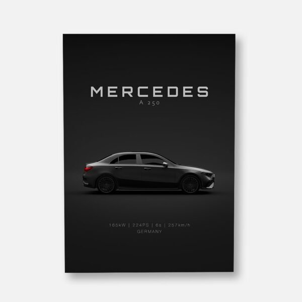 Mercedes A-Class Sedan AMG 2023 - Specs - Wall Art Poster