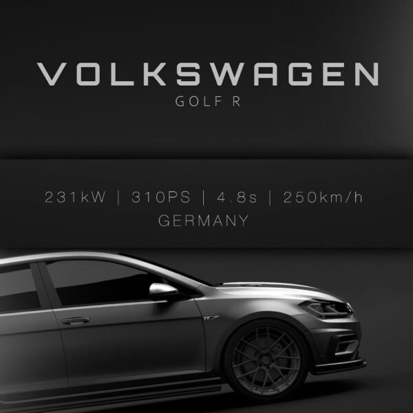 VW Golf R 7.5 2018 - Specs - Wall Art Poster - Image 3