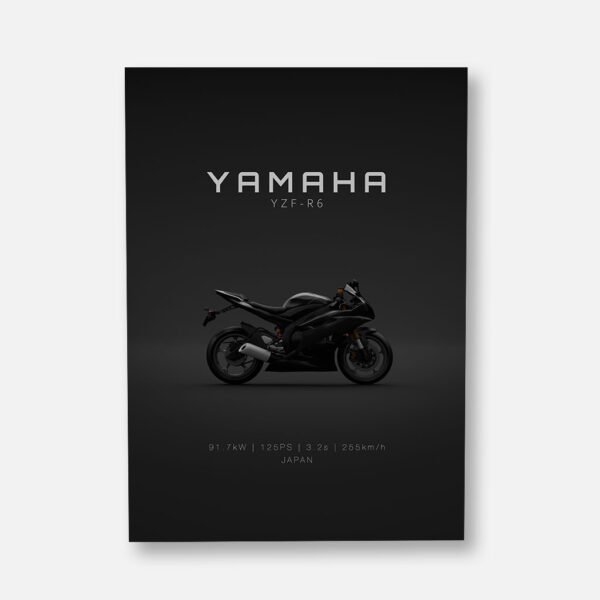 2006 Yamaha YZF-R6 - Specs - Wall Art Poster