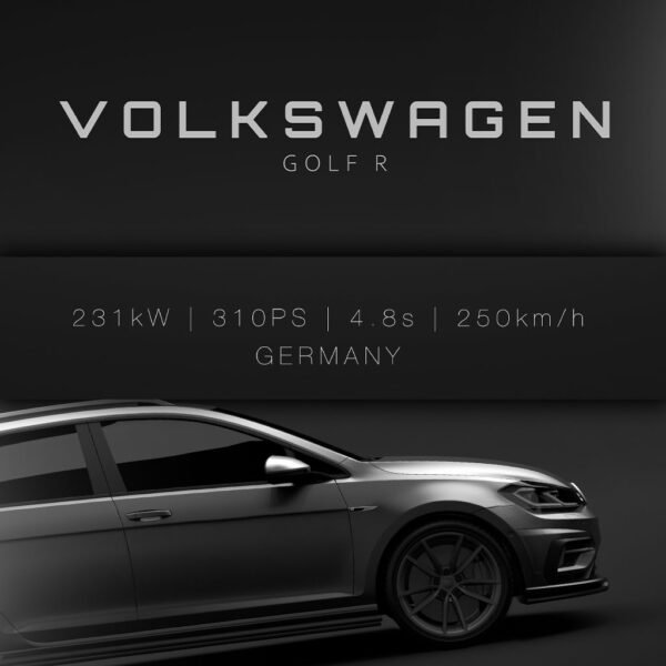 VW Golf R7.5 Variant - Specs - Wall Art Poster - Image 3