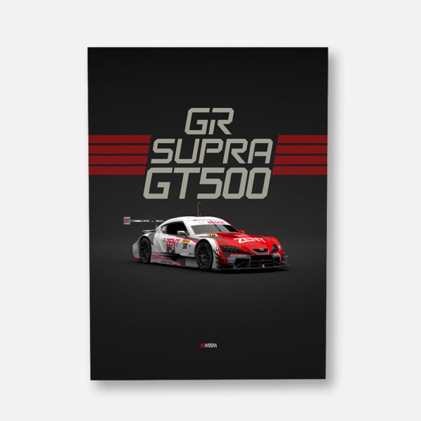 Toyota Supra GR GT500 2020 - Wall Art Poster