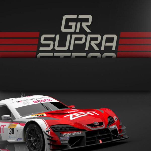 Toyota Supra GR GT500 2020 - Wall Art Poster - Image 3