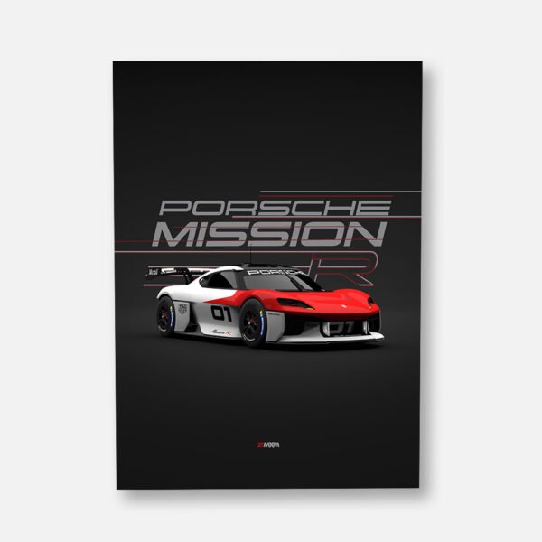 Porsche Mission R 2022 - Wall Art Poster