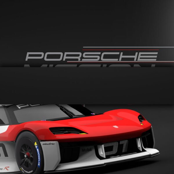 Porsche Mission R 2022 - Wall Art Poster - Image 3